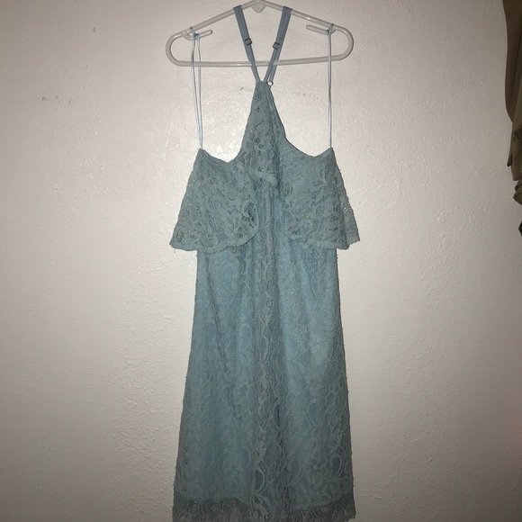 Francesca’s Lacey Mini Dress - Picture 1 of 6